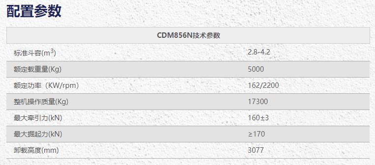 龙工CDM856N铲车